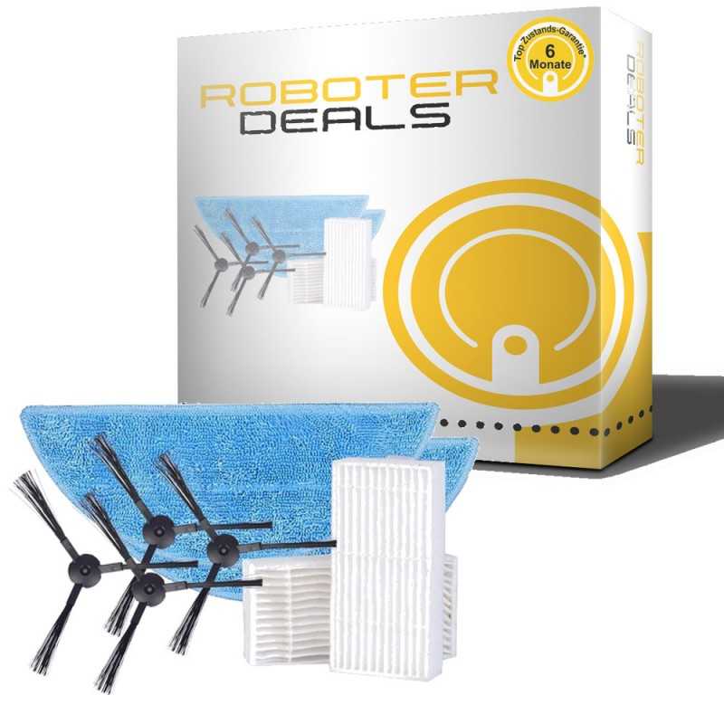 Reinigungs-Set für ILIFE / ZACO V5 und V3 Modelle (Pad, Seitenbürsten, Filter) Reinigungs-Set für ILIFE / ZACO V5 und V3 Modelle (Pad, Seitenbürsten, Filter)