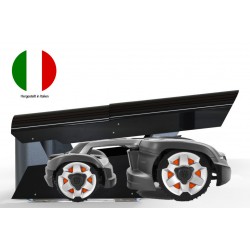 Aluminium und Edelstahl Garage speziell für Husqvarna Automower 435x AWD u. 535x AWD