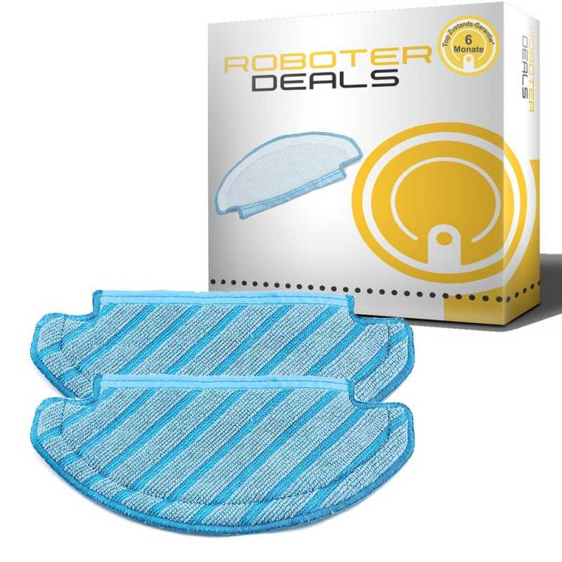 Microfaserpads (2 Stück) für Ecovacs Deebot OZMO T8 AIVI, T8 und T8+ Microfaserpads (2 Stück) für Ecovacs Deebot OZMO T8 AIVI, T8 und T8+