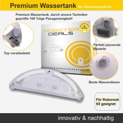 Wassertank, Wasserbehälter inkl. 1 Microfaserpad für Xiaomi Roborock S5, S50, S55