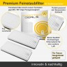Feinstaub Filter (2 Stück) für Tesvor X500, X500Pro, T8, M1, S6, S6 Turbo, S4, A1Saugroboter