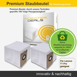 Staubbeutel (2 Stück) für Lenovo T1 Pro Absaugstationen