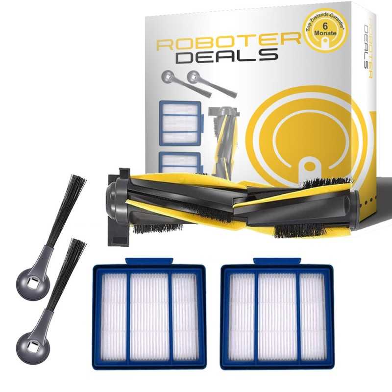 Zubehör-Set für Shark IQ (2x Seitenbürste, 2x Filter, 1x Hauptbürste) Zubehör-Set für Shark IQ (2x Seitenbürste, 2x Filter, 1x Hauptbürste)