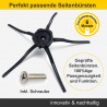 Zubehör Set (Ersatzteile) für Roborock E5 (2x Seitenbürsten 5arm schwarz, 2x Pad, 2x Filter, 1x Hauptbürste)