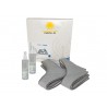 Roboter-Deals Zubehör-Set für Ecovacs Winbot W950 (2x Pad, 2 Spezialreiniger)