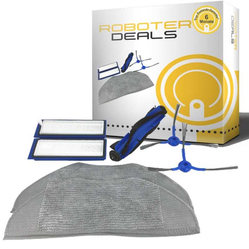 Zubehör Set (Ersatzteile) für Eufy RoboVac L70 Hybrid (2x Seitenbürsten, 2x Pad, 2x Filter, 1x Hauptbürste) Zubehör Set (Ersatzteile) für Eufy RoboVac L70 Hybrid (2x Seitenbürsten, 2x Pad, 2x Filter, 1x Hauptbürste)