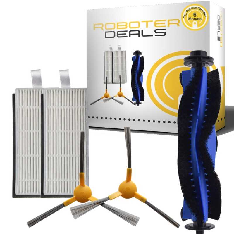 Zubehör Set, Ersatzteile Kit für Hosome G9070 (2x Seitenbürste, 2x Feinstaubfilter, 1x Hauptbürste) Zubehör Set, Ersatzteile Kit für Hosome G9070 (2x Seitenbürste, 2x Feinstaubfilter, 1x Hauptbürste)