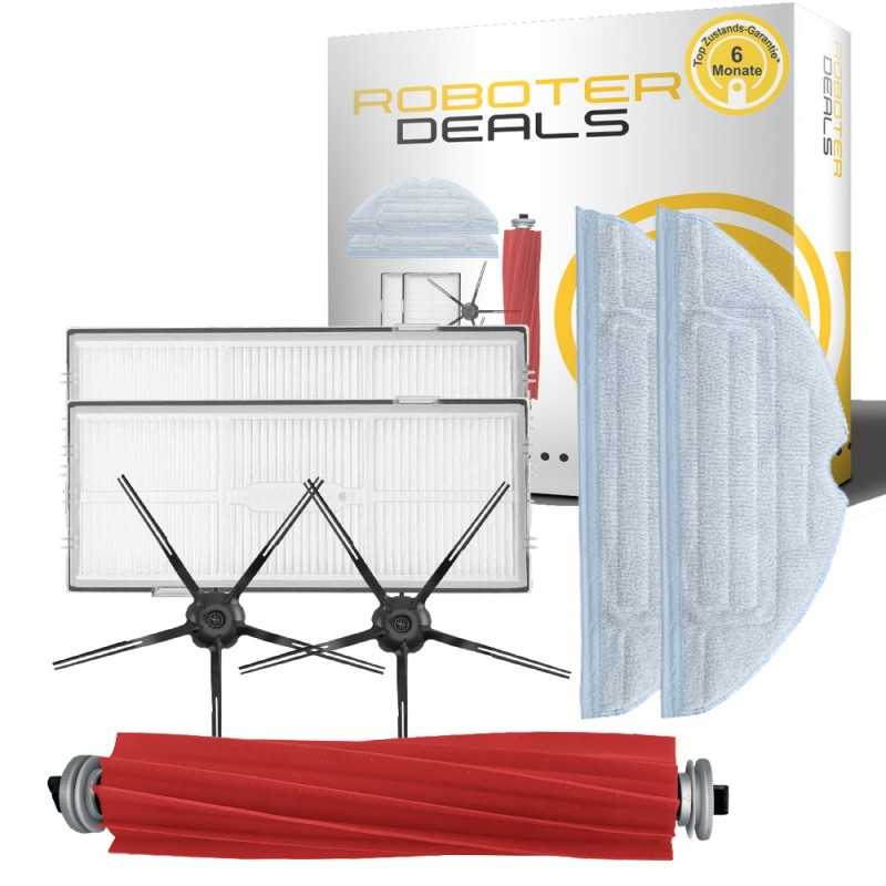 Zubehör Set, Ersatzteile Kit für Roborock S7 MaxV, MaxV Ultra, MaxV Plus (2x Fi, 2x Pad, 2x Seitenbürste 5arm schwarz, 1x HB) Zubehör Set, Ersatzteile Kit für Roborock S7 MaxV, MaxV Ultra, MaxV Plus (2x Fi, 2x Pad, 2x Seitenbürste 5arm schwarz, 1x HB)