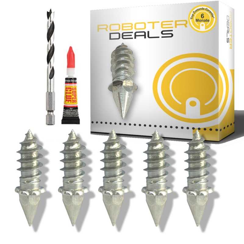 Edelstahl Spikes (40 Stück inkl. Montage-Werkzeug) für alle Robomow Rasenmähroboter Edelstahl Spikes (40 Stück inkl. Montage-Werkzeug) für alle Robomow Rasenmähroboter
