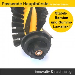 Zubehör Set (Ersatzteile) für Ecovacs Deebot D710 und D715 (4x Seitenbürste, 3x Filter, 1x Hauptbürste)