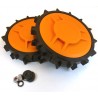 Original Off-Road Hinterrad, Reifen für Worx Landroid S500i, S300, M500, M700, M1000