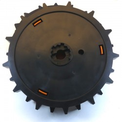 Original Off-Road Hinterrad, Reifen für Worx Landroid S500i, S300, M500, M700, M1000