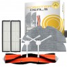 Zubehör Set (Ersatzteile) für Xiaomi Mi Robot Vacuum Mop 2 (Mijia 2C) (STYTJ03ZHM) (1xHB, 2xFi, 2xSB, 2xPad)