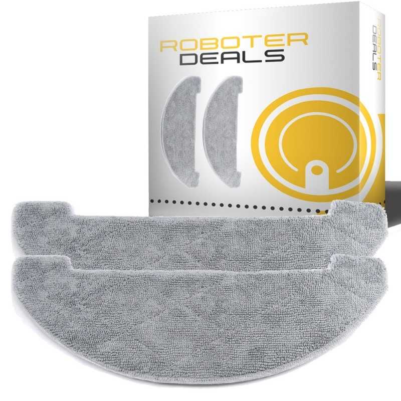 Mikrofaserpad, Ersatz-Wischtuch (2 Stück) für Ultenic T10 Staubsaugroboter Mikrofaserpad, Ersatz-Wischtuch (2 Stück) für Ultenic T10 Staubsaugroboter