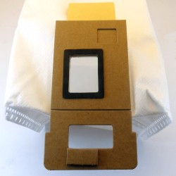 Zubehör Set, Ersatzteile für Roborock S7 MaxV Plus (2x Beutel, 2x Fi, 2x Pad, 2x SB 5arm schwarz, 1x HB)