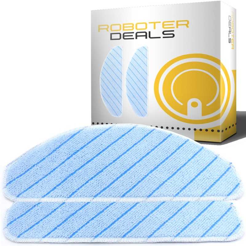 Microfaserpads ohne Saum (2 Stück) für Ecovacs Deebot OZMO T8 AIVI, T8, T8+, T9, T9+, T9 AIVI Microfaserpads ohne Saum (2 Stück) für Ecovacs Deebot OZMO T8 AIVI, T8, T8+, T9, T9+, T9 AIVI