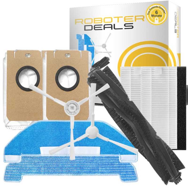 Zubehör Set (Ersatzteile Kit) für Neabot NoMo Q11 (2x Seitenbürste, 2x Pad, 2x Filter, 2x Beutel, 1x Hauptbürste) Zubehör Set (Ersatzteile Kit) für Neabot NoMo Q11 (2x Seitenbürste, 2x Pad, 2x Filter, 2x Beutel, 1x Hauptbürste)