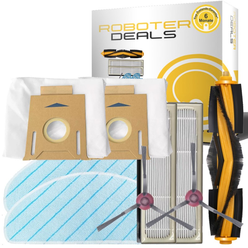 Zubehör Set, Ersatzteile Kit für Yeedi Vac 2 Pro (2x Seitenbürste, 2x Filter, 2x Pad, 1x Hauptbürste) Zubehör Set, Ersatzteile Kit für Yeedi Vac 2 Pro (2x Seitenbürste, 2x Filter, 2x Pad, 1x Hauptbürste)