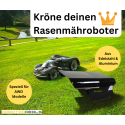 Aluminium und Edelstahl Garage speziell für Husqvarna Automower 435x AWD u. 535x AWD