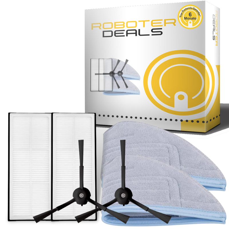 Zubehör Set, Ersatzteile Kit für Roborock S8, S8 Plus, S8 Pro Ultra (2x Seitenbürste, 2x Pad, 2x Filter) Zubehör Set, Ersatzteile Kit für Roborock S8, S8 Plus, S8 Pro Ultra (2x Seitenbürste, 2x Pad, 2x Filter)