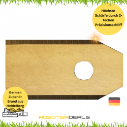 Titan Longlife Messer, Rasier-Klingen, Ersatzmesser 0,75 mm mit Schrauben (9 Stück) für Goat G1