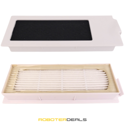 Zubehör Set, Ersatzteile für Ecovacs Deebot T20 OMNI, T20e OMNI (2x Seitenbürsten, 2x Filter, 2x Pads, 1x Hauptbürste)