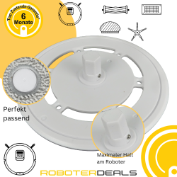 Wischplatten, Halterungen mit Pads (2 Stück) für Ecovacs Deebot T20 OMNI, T20e OMNI