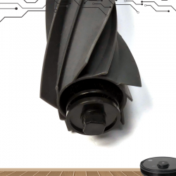 Hauptbürste, Gummibürste, Ersatzbürste (1 Stück) für Dreame L20 Ultra