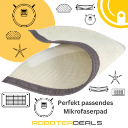 Zubehör Set, Ersatzteile Kit für Roborock Q5, Q5 Plus, Q5 Pro, Q5 Pro Plus (2x Hauptbürste, 2x Seitenbürste, 2x Filter, 2x Pad)