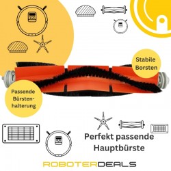 Zubehör Set, Ersatzteile Kit für Dreame D9 Plus (1x Hauptbürste, 2x Filter, 2x Pad, 2x Seitenbürste)