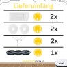 Zubehör Set, Ersatzteile für Ecovacs Deebot T20 OMNI, T20e OMNI (2x Seitenbürsten, 2x Filter, 2x Pads, 1x Hauptbürste)