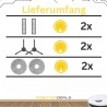 Zubehör Set, Ersatzteile für Dreame L20 Ultra (2x Filter, 2x Seitenbürste, 2x Pad)
