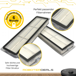 Zubehör Set, Ersatzteile für Dreame L20 Ultra (2x Filter, 2x Seitenbürste, 2x Pad)