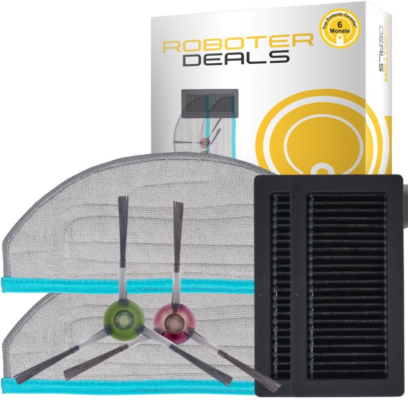 Zubehör Set, Ersatzteile Kit für Yeedi Cube (2x Seitenbürste, 2x Filter, 2x Pad) Zubehör Set, Ersatzteile Kit für Yeedi Cube (2x Seitenbürste, 2x Filter, 2x Pad)