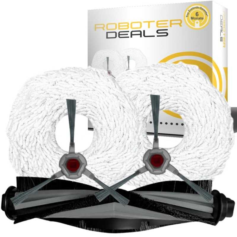 Zubehör Set, Ersatzteile Kit für Yeedi Mop Station (2x Pad, 2x Seitenbürste, 1x Hauptbürste) Zubehör Set, Ersatzteile Kit für Yeedi Mop Station (2x Pad, 2x Seitenbürste, 1x Hauptbürste)